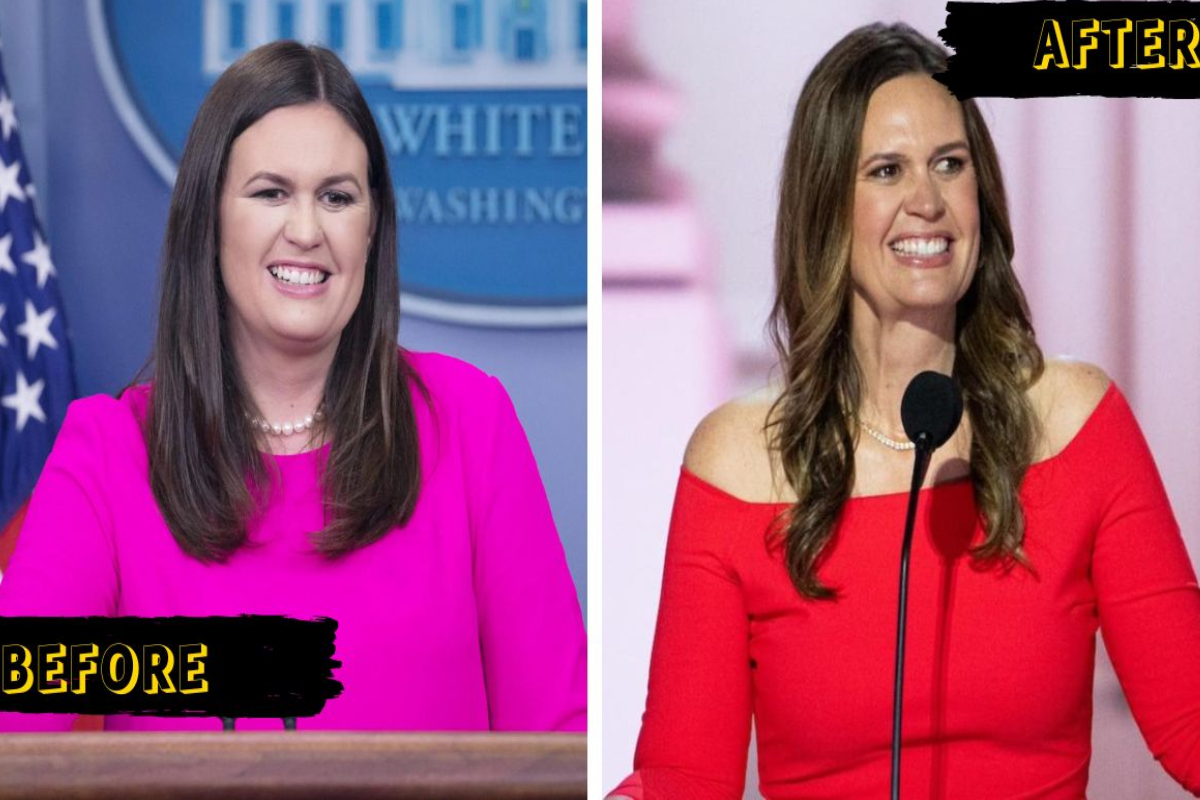 How did Sarah Huckabee Sanders' weight loss impact her life?