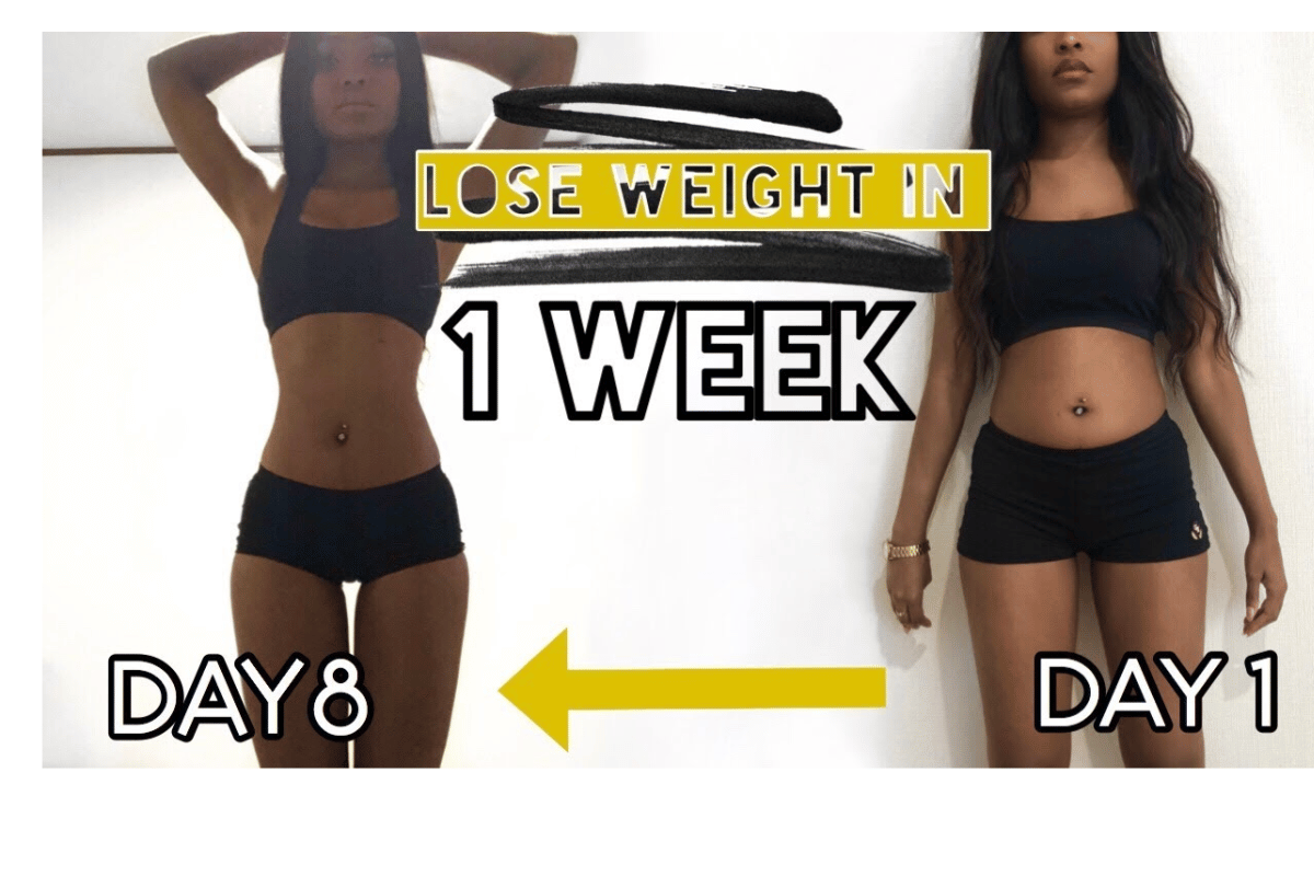 how to lose weight in a week
