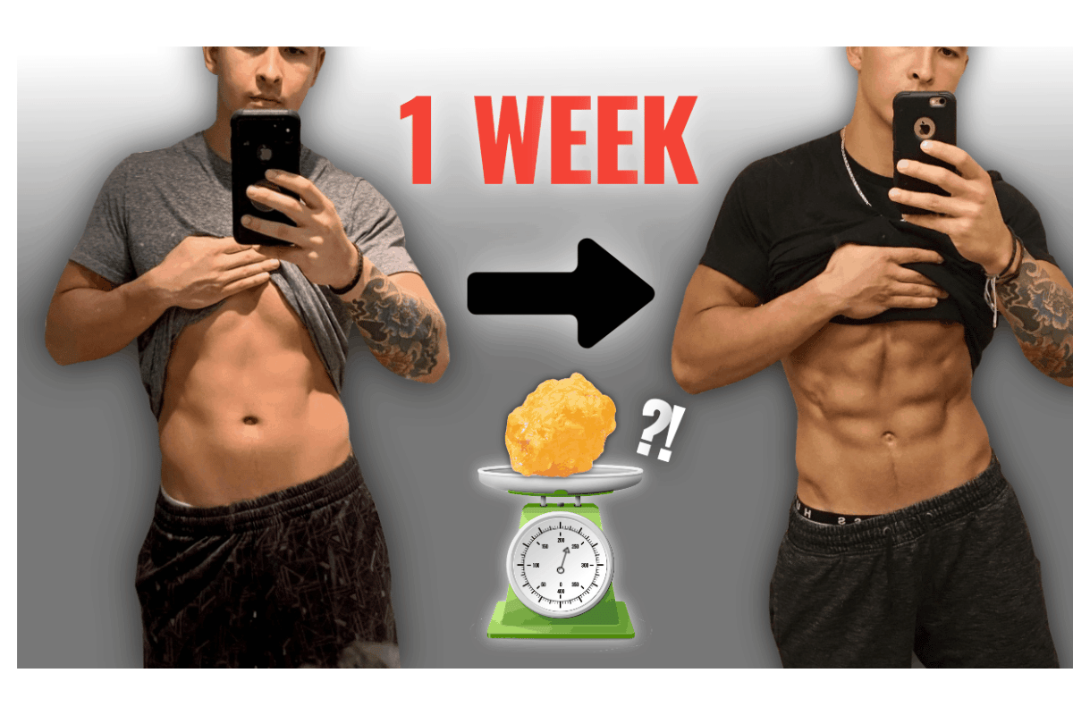how to lose weight in a week