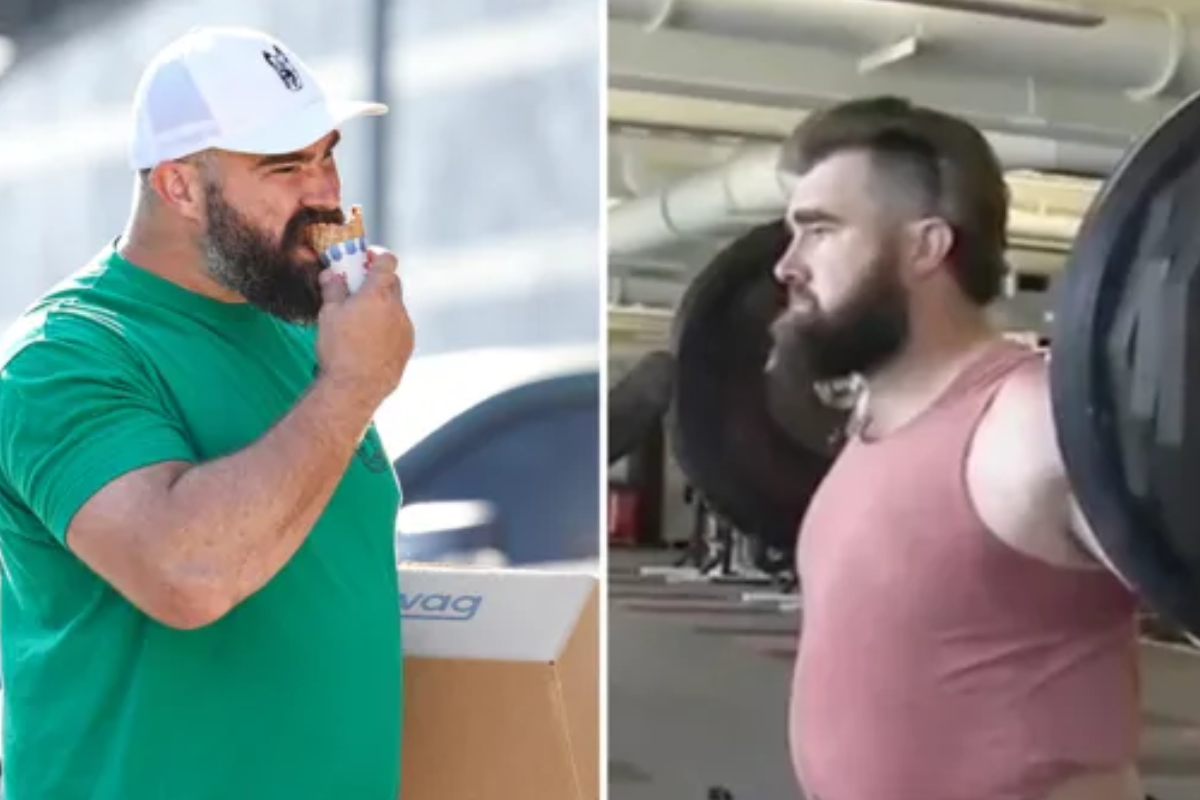jason kelce weight loss