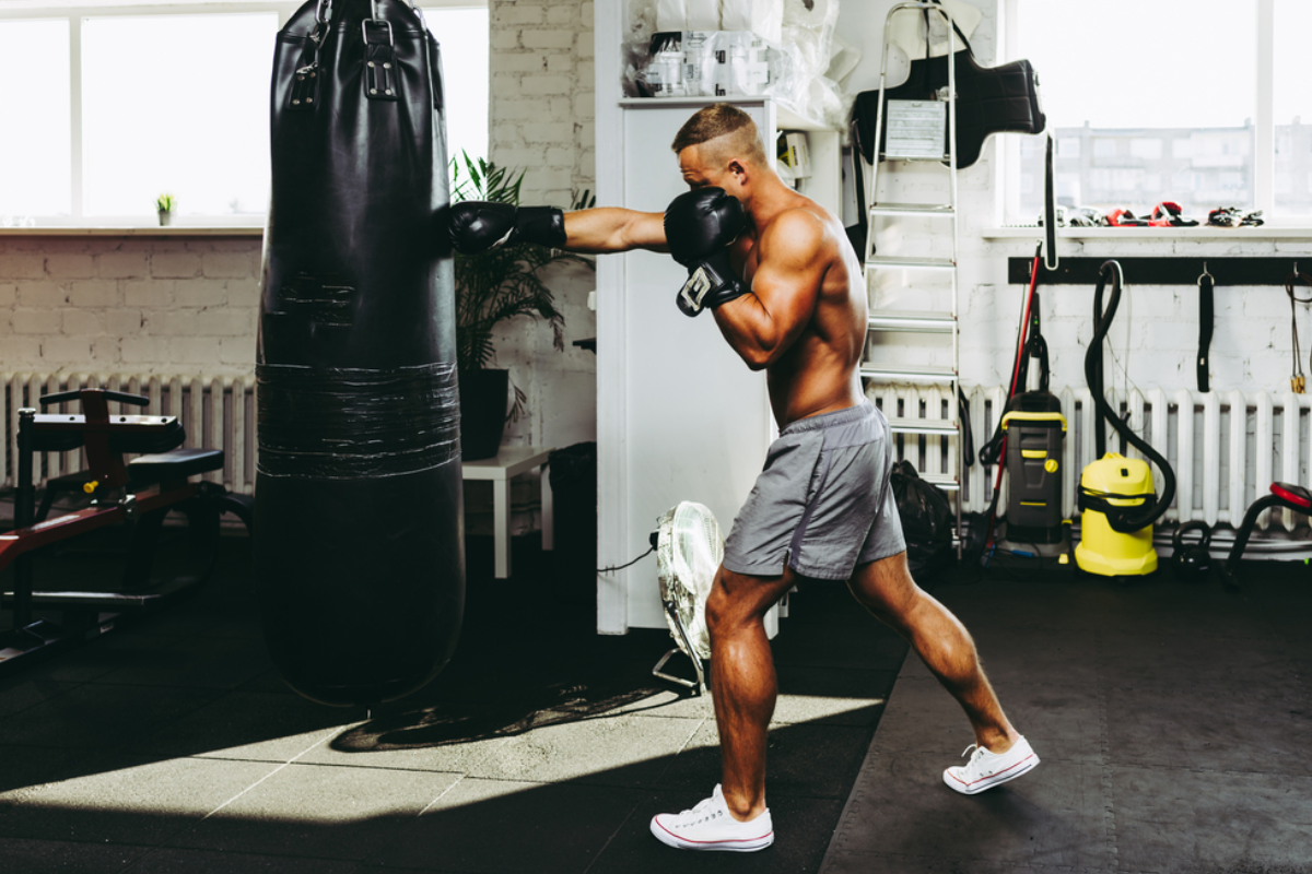 punch bag exercises to lose weight